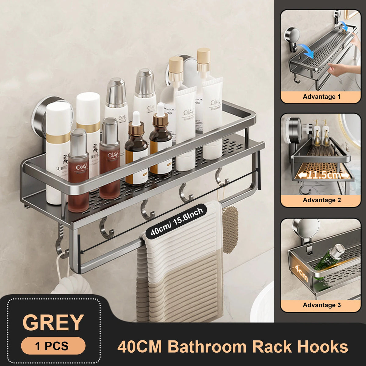 Bathroom Over the Toilet Storage Shelf