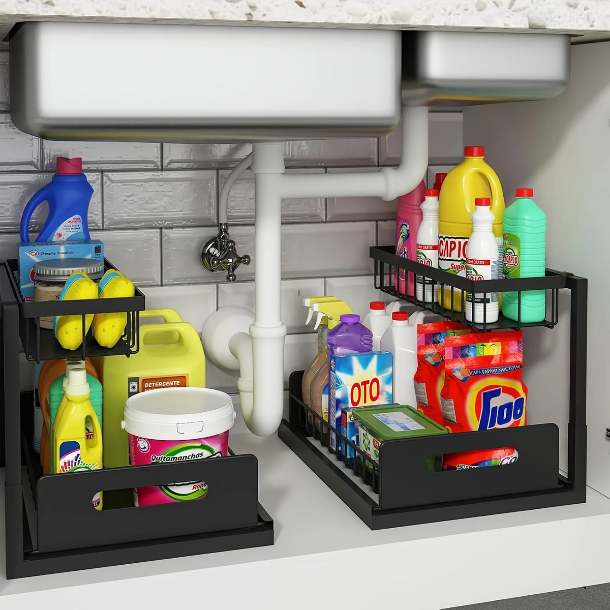 Under Sink Organizer Organizer Rack
