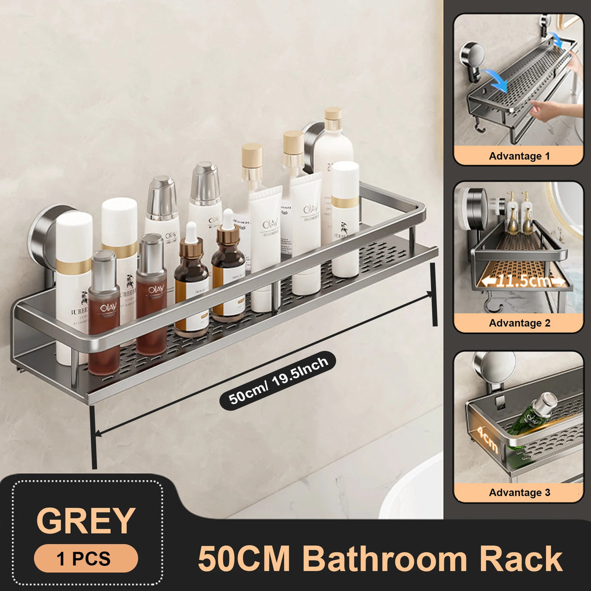 Bathroom Over the Toilet Storage Shelf