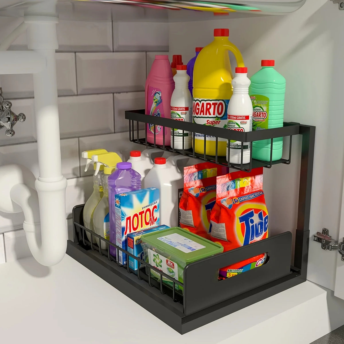 Under Sink Organizer Organizer Rack