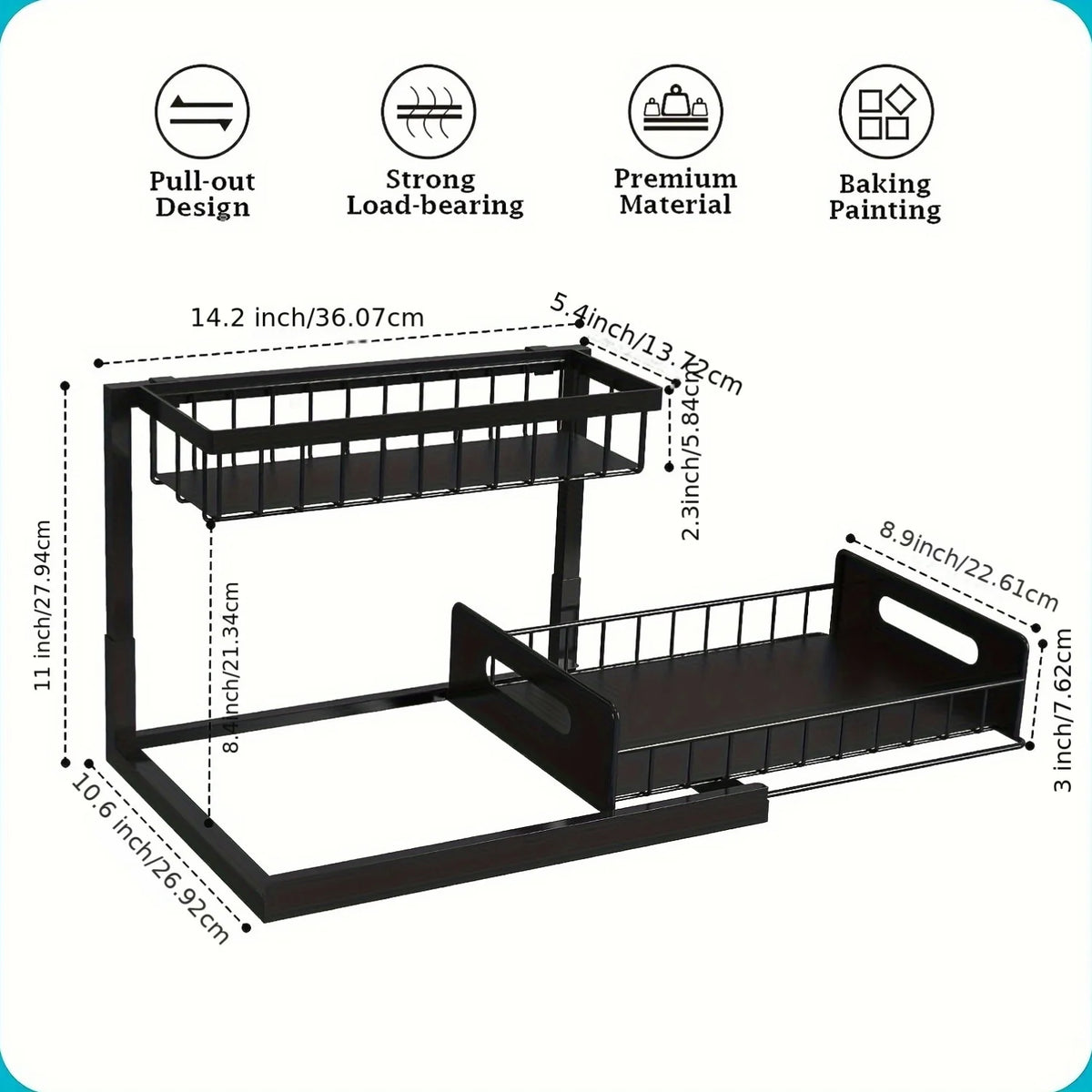 Under Sink Organizer Organizer Rack