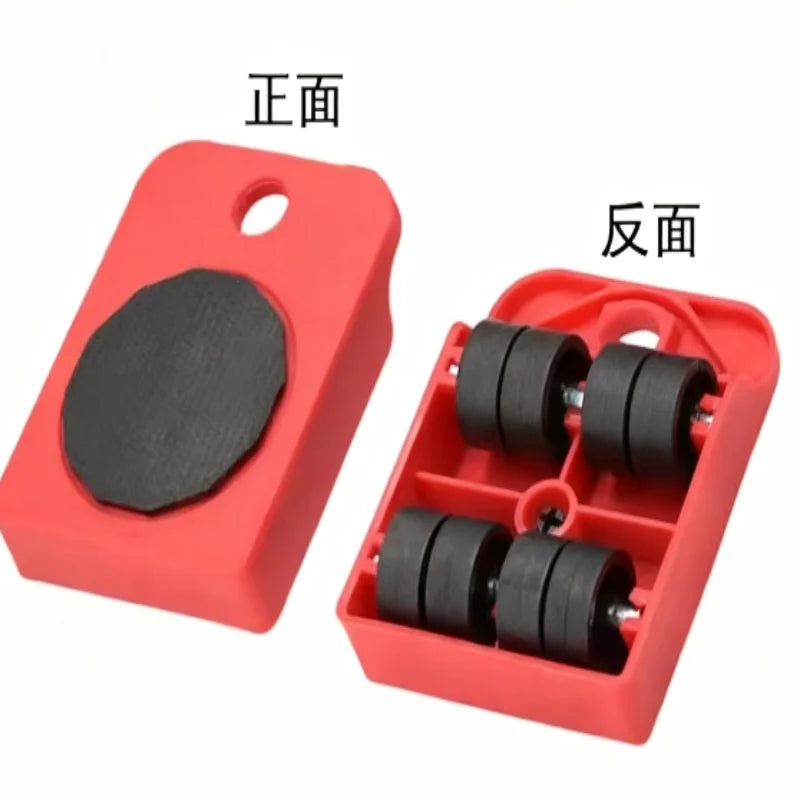5Pcs Heavy‑Duty Multi‑Purpose Furniture Moving Rollers