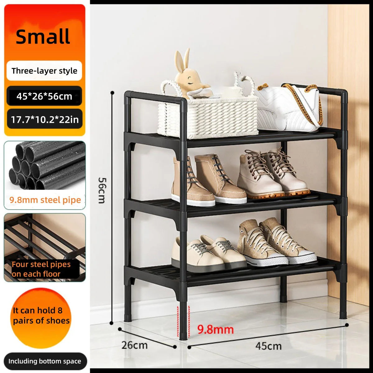 Multi-Tier Shoe Storage Rack